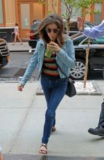 ANNA KENDRICK Leaves Starbucks in New York 08/13/2015