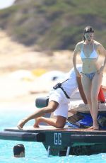 ANNE HARHAWAY in Bikini & at a Boat in Ibiza 08/13/2015
