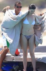 ANNE HARHAWAY in Bikini & at a Boat in Ibiza 08/13/2015