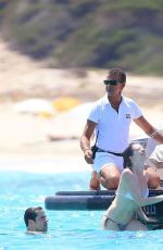 ANNE HARHAWAY in Bikini & at a Boat in Ibiza 08/13/2015