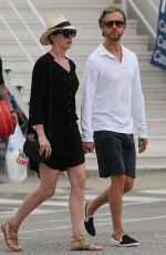 ANNE HATHAWAY and Adam Shulman Out in Ibiza 08/15/2015