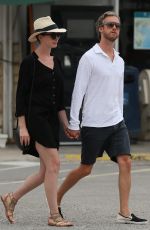 ANNE HATHAWAY and Adam Shulman Out in Ibiza 08/15/2015