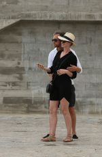 ANNE HATHAWAY and Adam Shulman Out in Ibiza 08/15/2015