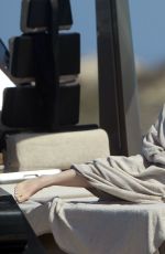ANNE HATHAWAY at a Yacht in Spain 08/12/2015