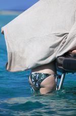 ANNE HATHAWAY at a Yacht in Spain 08/12/2015