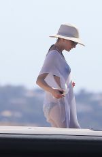 ANNE HATHAWAY at a Yacht in Spain 08/12/2015