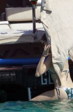 ANNE HATHAWAY at a Yacht in Spain 08/12/2015