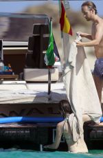 ANNE HATHAWAY at a Yacht in Spain 08/12/2015