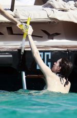 ANNE HATHAWAY at a Yacht in Spain 08/12/2015