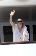 ANNE HATHAWAY at a Yacht in Spain 08/12/2015