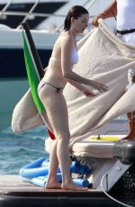ANNE HATHAWAY in Bikini on a Yacht in Spain 08/14/2015