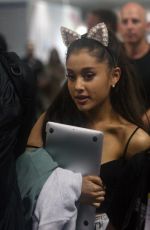 ARIANA GRANDE Arrives at Ninoy Aquino International Airport in Manila 08/22/2015