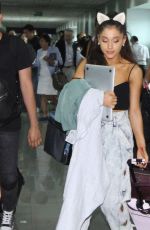 ARIANA GRANDE Arrives at Ninoy Aquino International Airport in Manila 08/22/2015