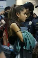 ARIANA GRANDE Arrives at Ninoy Aquino International Airport in Manila 08/22/2015