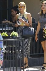 ASHLEY BENSON and Friend Out in Los Angeles 08/01/2015