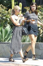 ASHLEY BENSON and Friend Out in Los Angeles 08/01/2015