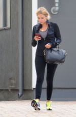 ASHLEY BENSON Heading to a Gym in Los Angeles 07/31/2015