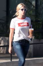 ASHLEY BENSON in Jeans Out and About in West Hollywood 08/24/2015