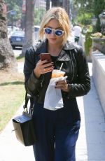 ASHLEY BENSON Out and About in Beverly Hills 08/20/2015