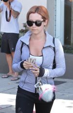 ASHLEY TISDALE Leaves Rise Movement in West Hollywood 08/03/2015