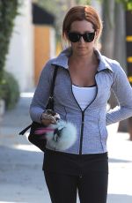 ASHLEY TISDALE Leaves Rise Movement in West Hollywood 08/03/2015