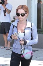 ASHLEY TISDALE Leaves Rise Movement in West Hollywood 08/03/2015