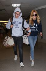 BELLA THORNE at Los Angeles International Airport 08/04/2015