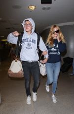 BELLA THORNE at Los Angeles International Airport 08/04/2015