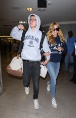 BELLA THORNE at Los Angeles International Airport 08/04/2015