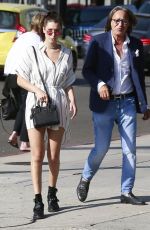 BELLA THORNE Out and About in Beverly Hills 08/20/2015