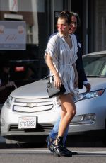 BELLA THORNE Out and About in Beverly Hills 08/20/2015