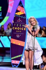 BRITNEY SPEARS at 2015 Teen Choice Awards in Los Angeles