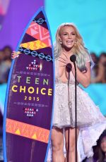 BRITNEY SPEARS at 2015 Teen Choice Awards in Los Angeles