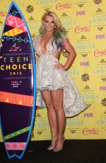 BRITNEY SPEARS at 2015 Teen Choice Awards in Los Angeles