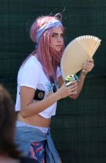 CARA DELEVINGNE at Osheaga Music and Arts Festival in Montreal 08/01/2015