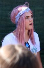 CARA DELEVINGNE at Osheaga Music and Arts Festival in Montreal 08/01/2015