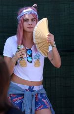 CARA DELEVINGNE at Osheaga Music and Arts Festival in Montreal 08/01/2015