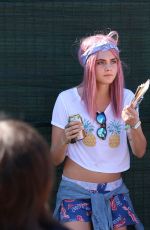 CARA DELEVINGNE at Osheaga Music and Arts Festival in Montreal 08/01/2015