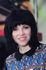 CARLY RAE JEPSEN Performs at The Today Show in New York 08/20/2015
