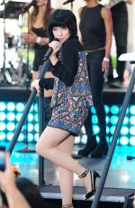 CARLY RAE JEPSEN Performs at The Today Show in New York 08/20/2015