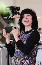 CARLY RAE JEPSEN Performs at The Today Show in New York 08/20/2015