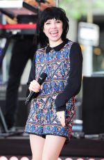 CARLY RAE JEPSEN Performs at The Today Show in New York 08/20/2015
