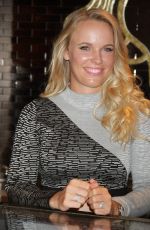 CAROLINE WOZNIACKI at Godiva Event Celebrating the 2015 U.S. Open at Godiva in New York