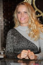 CAROLINE WOZNIACKI at Godiva Event Celebrating the 2015 U.S. Open at Godiva in New York