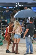 CARRIE UNDERWOOD on the Set of a Music Video in Mojave Desert 08/02/2015
