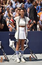 CHANEL IMAN at Tommy Hilfiger and Rafael Nadal Launch Global Brand Ambassadorship in New York