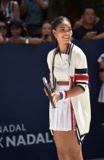 CHANEL IMAN at Tommy Hilfiger and Rafael Nadal Launch Global Brand Ambassadorship in New York