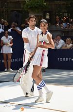 CHANEL IMAN at Tommy Hilfiger and Rafael Nadal Launch Global Brand Ambassadorship in New York