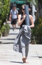 CHARLIZE THERON Heading to Yoga Class in Los Angeles 08/05/2015