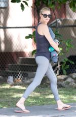 CHARLIZE THERON Heading to Yoga Class in Los Angeles 08/05/2015